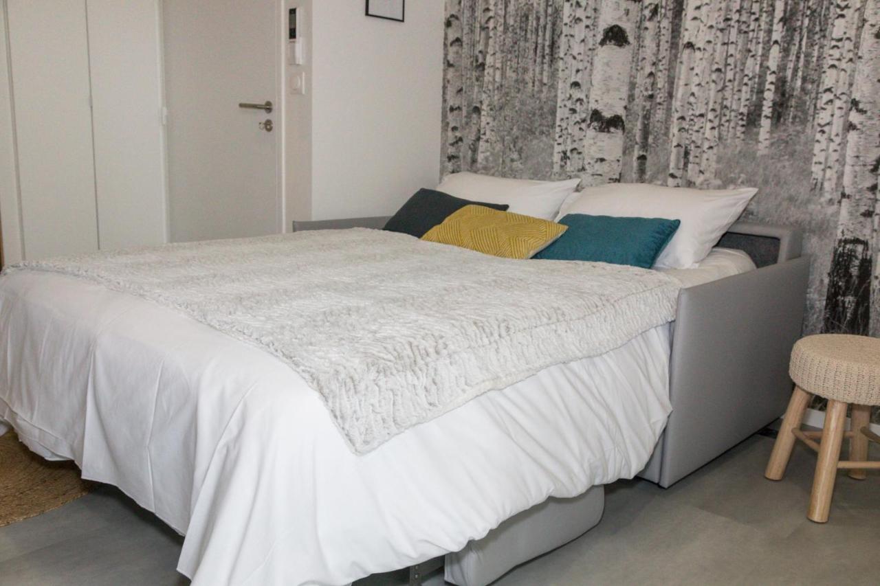 Appart-Hotel N 4 Calme Avec Terrasse, Wi-Fi Haut Debit, Petit-Dejeuner, Room-Service Et Parking Prive Chouzelot ภายนอก รูปภาพ